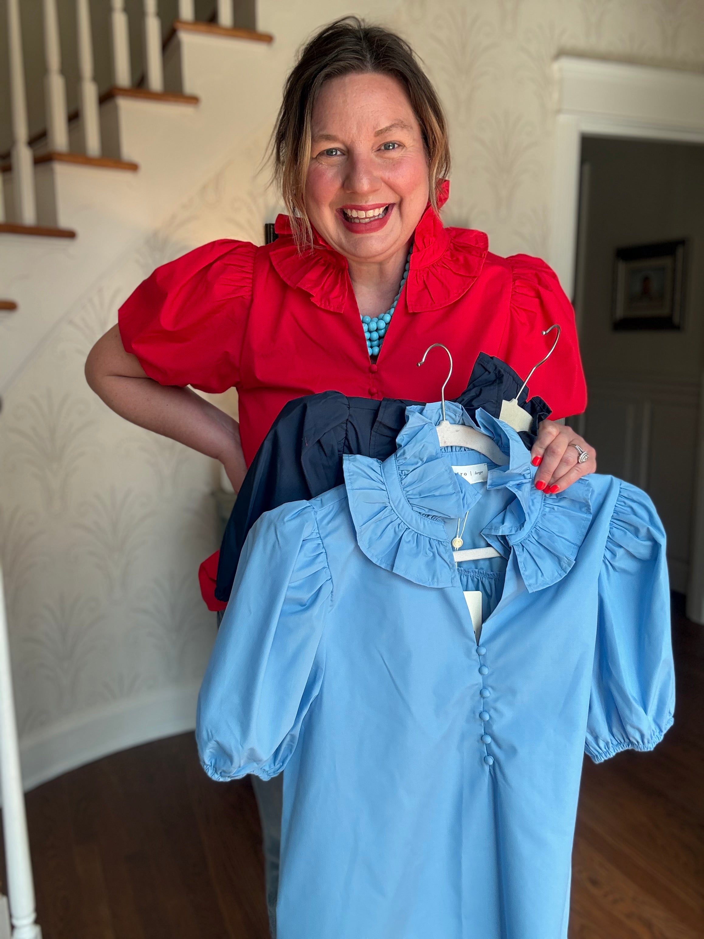 Rachel's Ruffle Collar Blouse