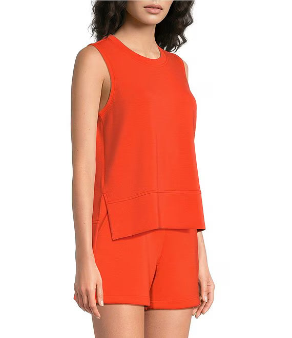 SPANX Crewneck Tank - Sunset Coral