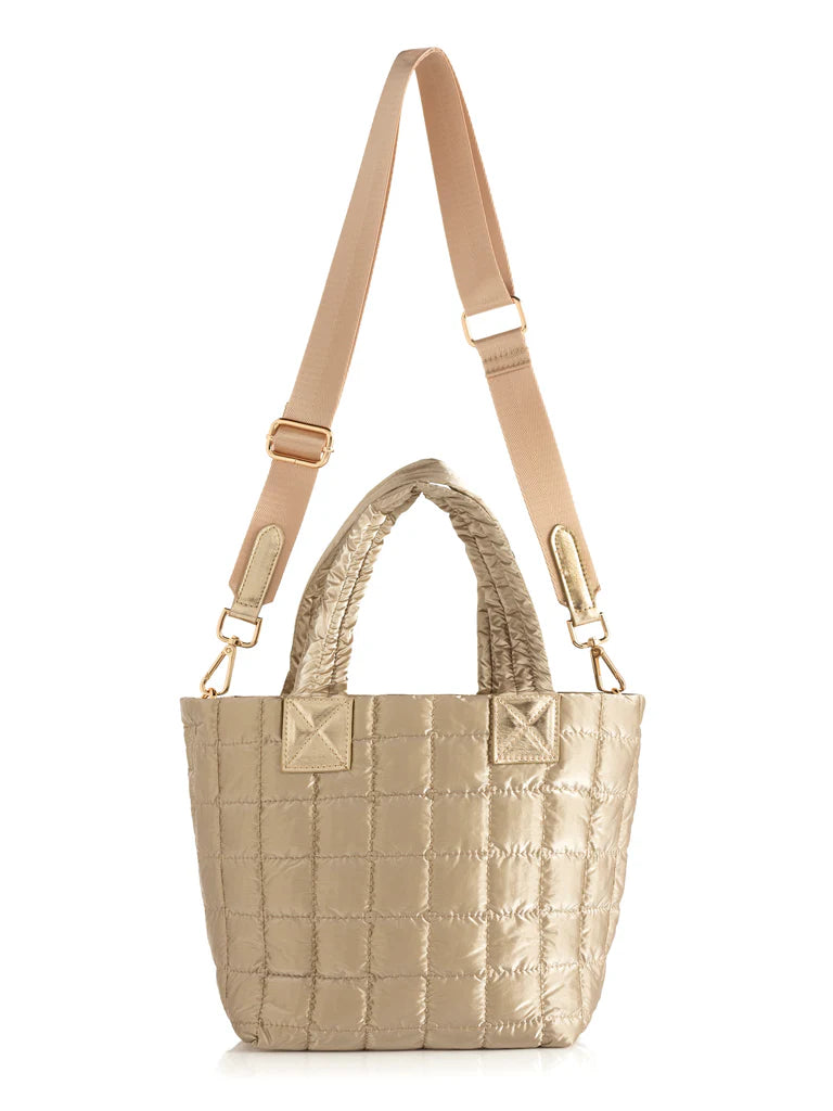 Logan Mini Tote Crossbody - Gold