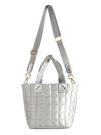 Logan Mini Tote Crossbody - Silver