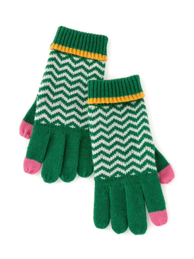 Olivia Touchscreen Gloves - Green