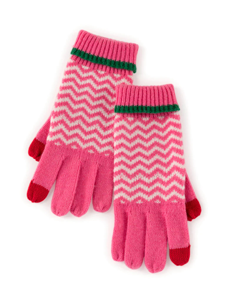 Olivia Touchscreen Gloves - Pink