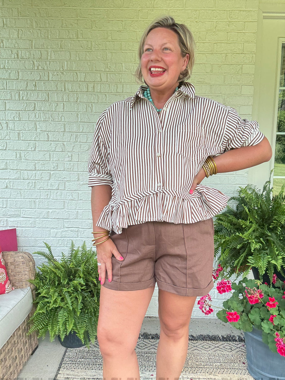 Freshly Picked Brown Shorts