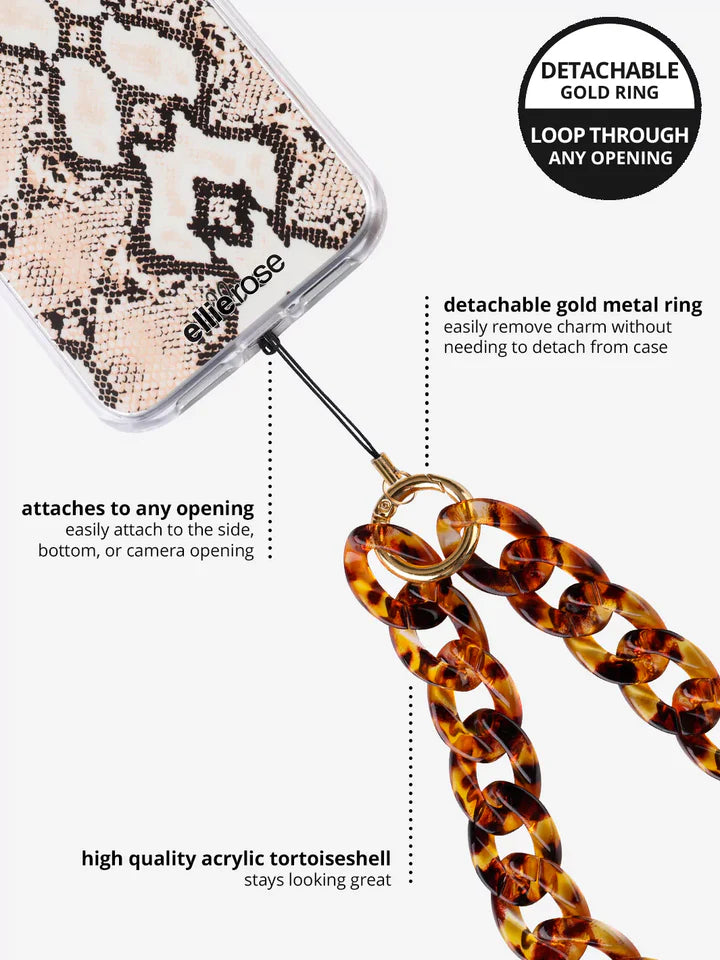 Phone Charm - Tortoiseshell