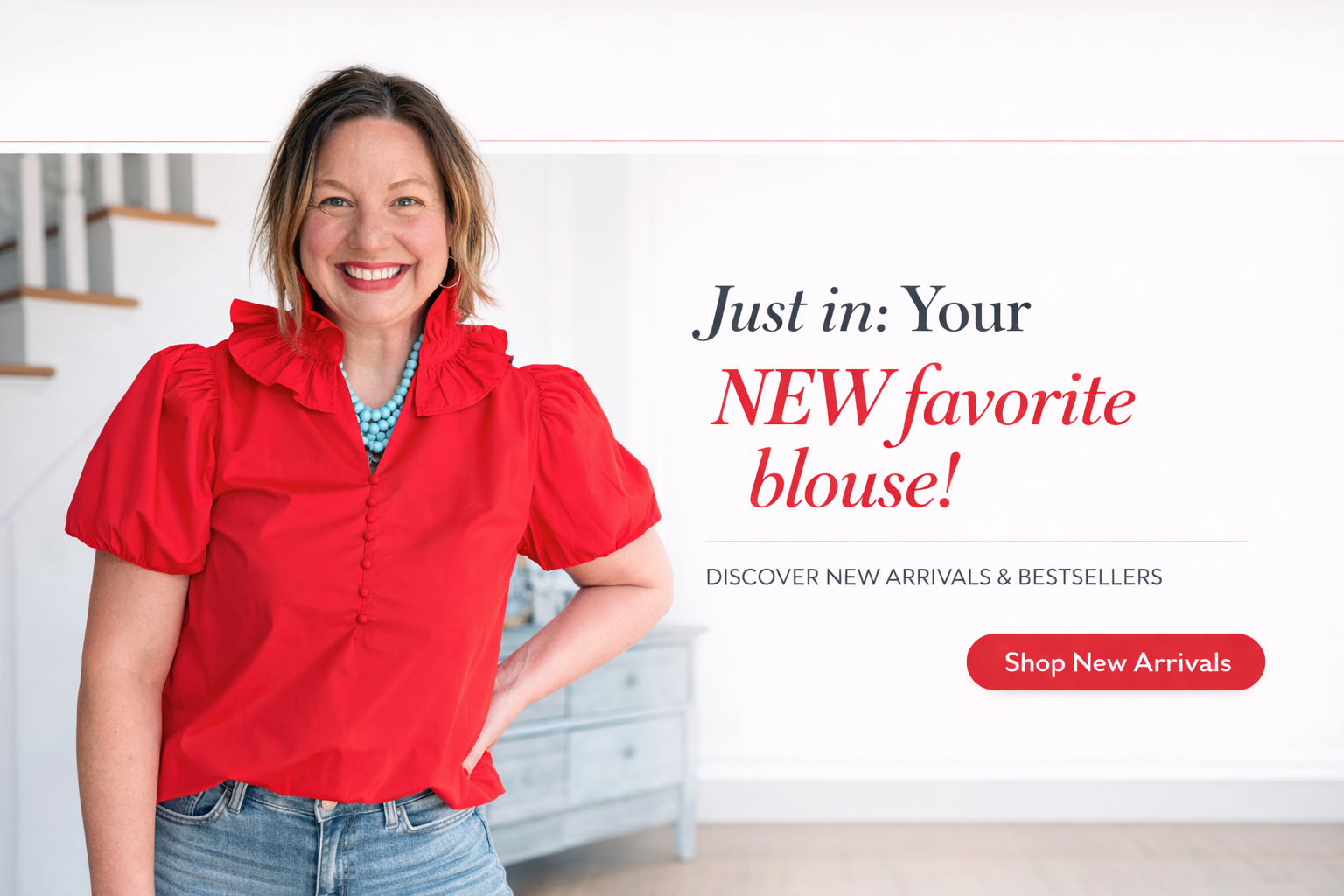 Rachel's Ruffle Collar Blouse