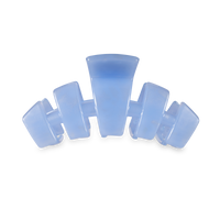 TELETIES - Classic Hair Clip | Medium | Blue Lagoon