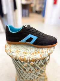 Saffron Sneaker - Black and Blue
