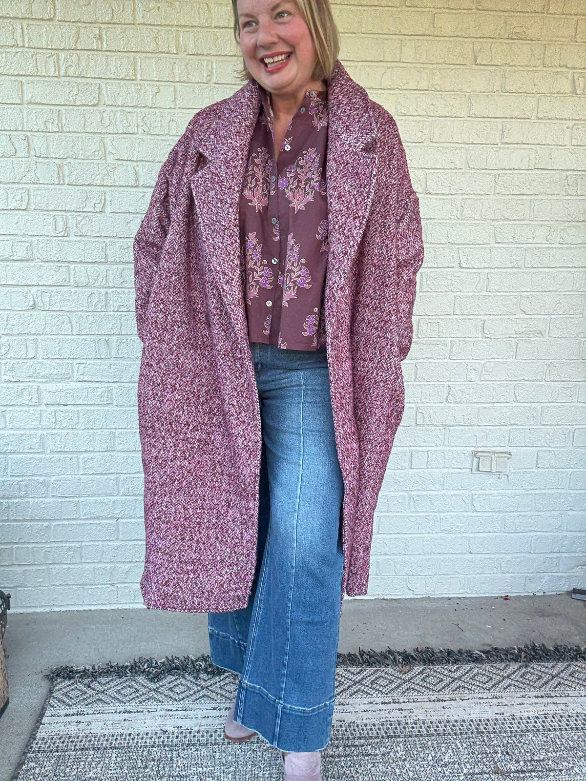 Blush Breeze Pink Coat