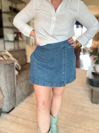 Quinn Skort - Denim
