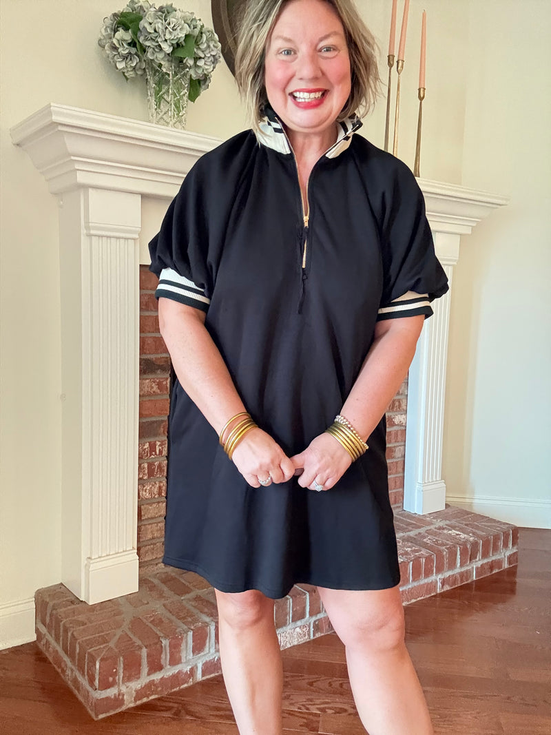 Betsy Black Dress w/ Zipper