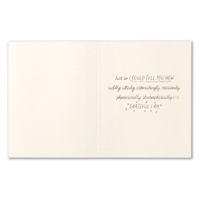 Today I Broke Out the Thesaurus - Greeting Card