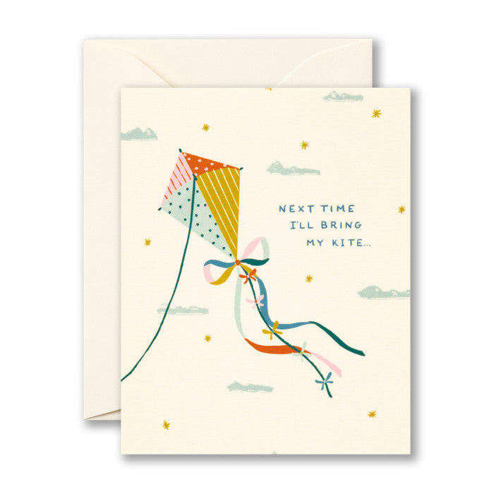 Next Time I'll bring My Kite - Greeting Card