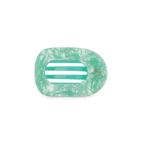 TELETIES - Flat Round Hair Clip | Small | Spring Splash