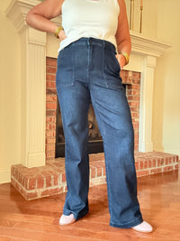 Cheryl Vervet Super High Rise 90s Vintage Flare Jean