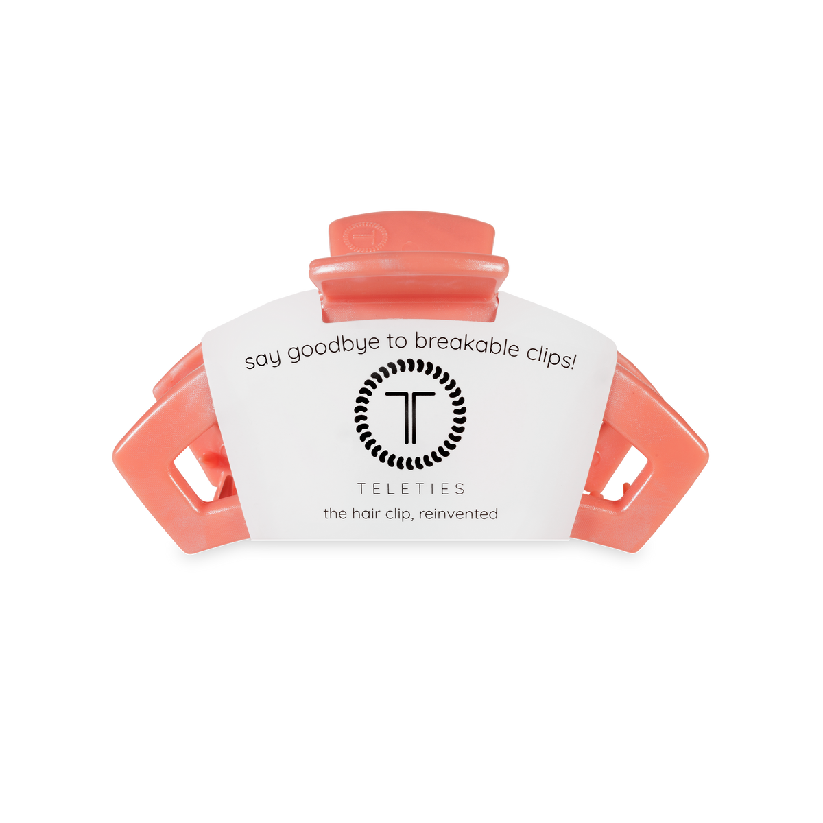 TELETIES - Open Hair Clip | Small | Dreamsicle