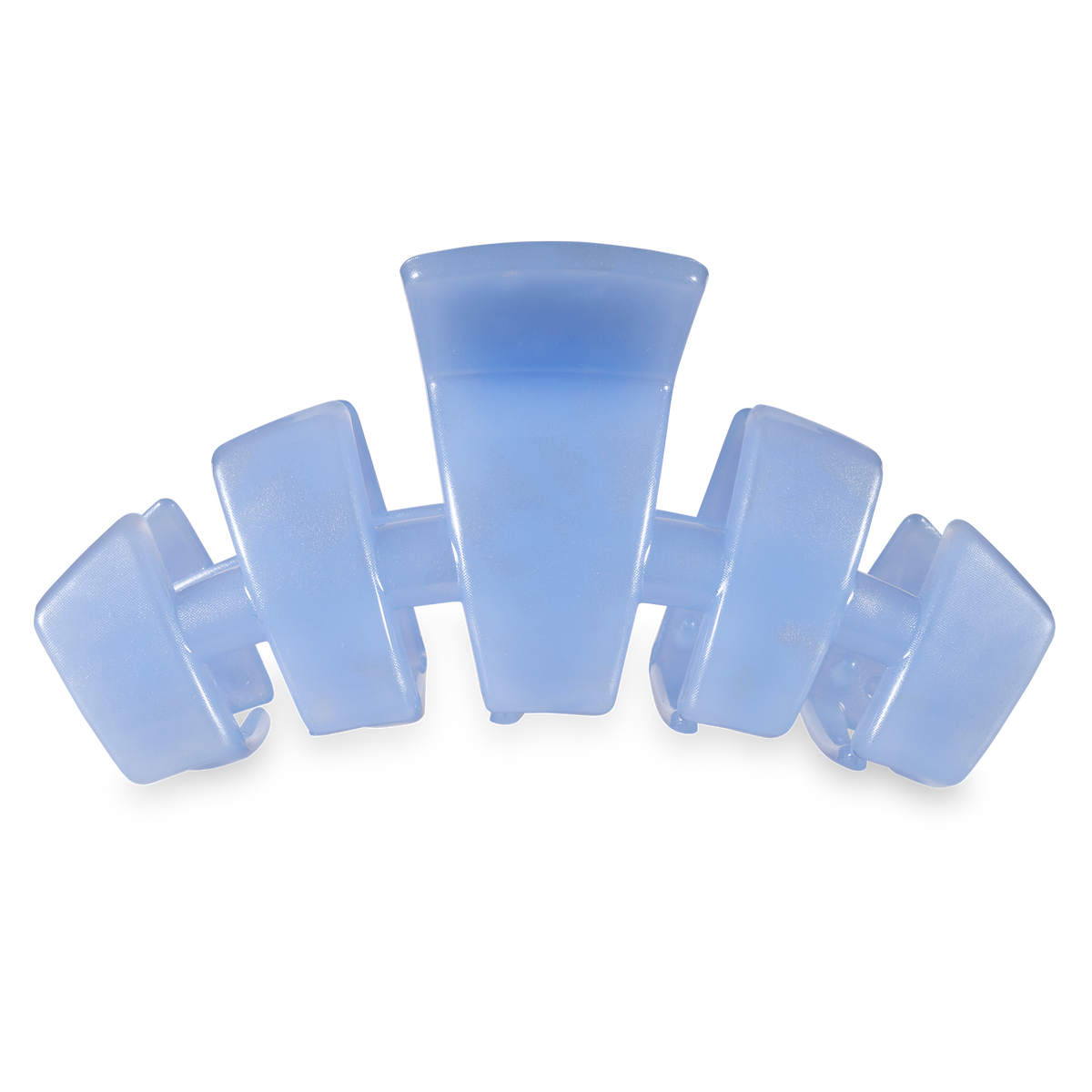 TELETIES - Classic Hair Clip | Large | Blue Lagoon