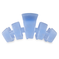 TELETIES - Classic Hair Clip | Large | Blue Lagoon