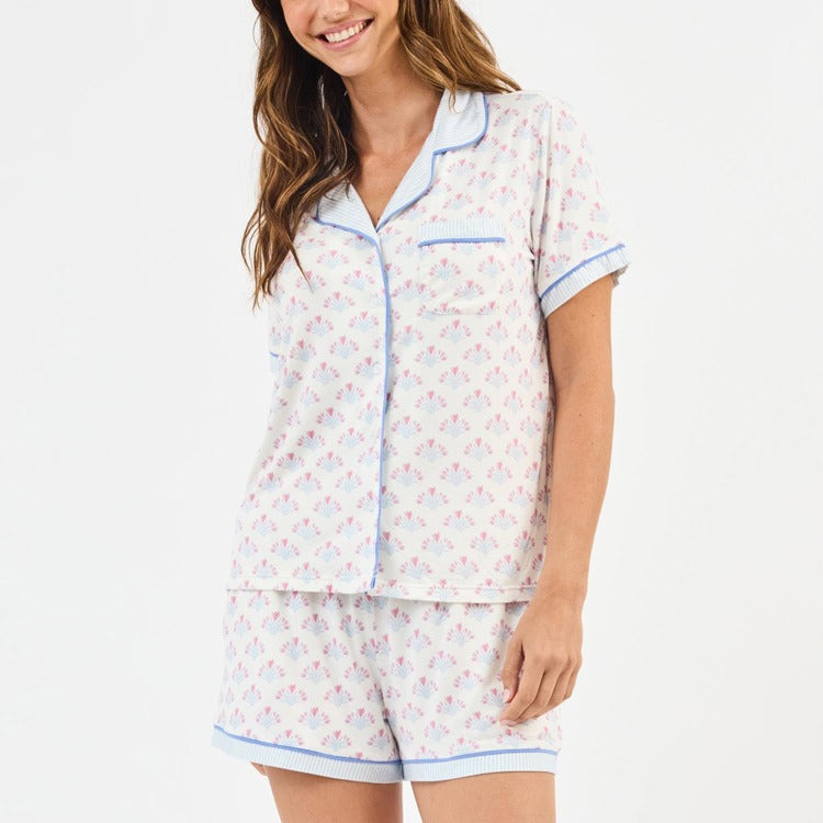 Short Set Charlotte Belle Blooms Whit XL