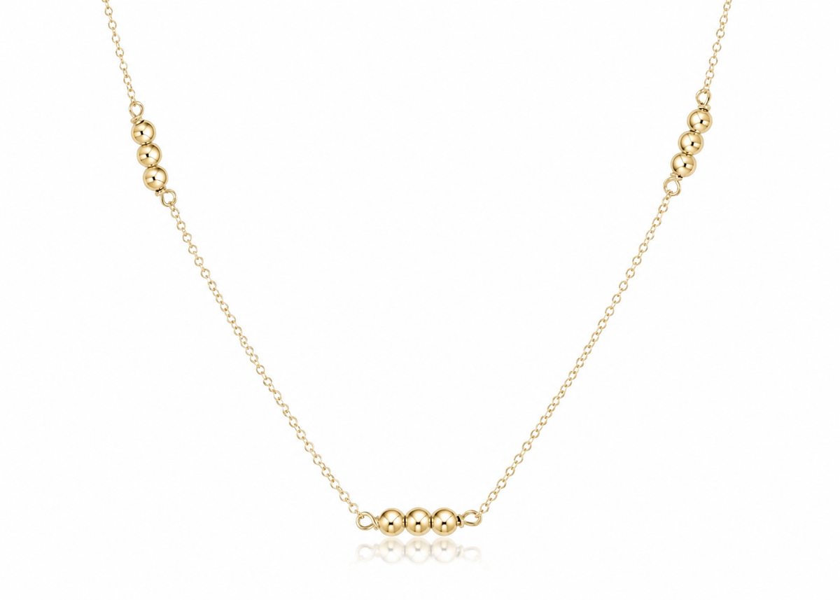 15" Choker Joy Simplicity Chain Gold - Gold 3MM