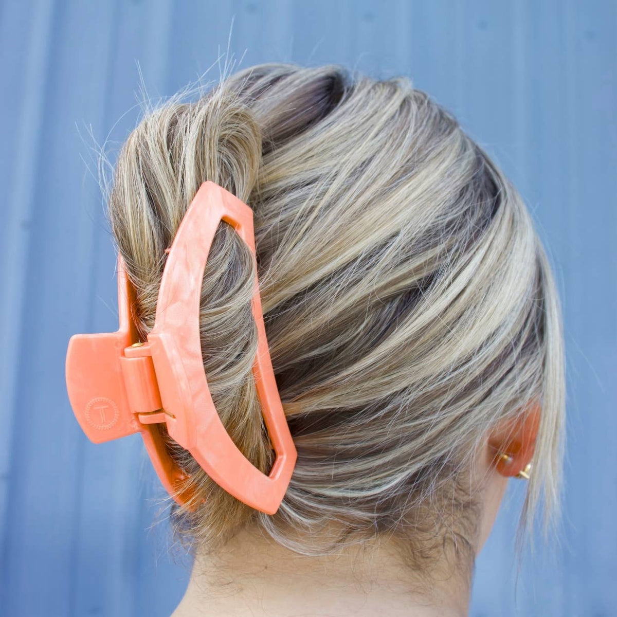 TELETIES - Open Hair Clip | Large | Dreamsicle