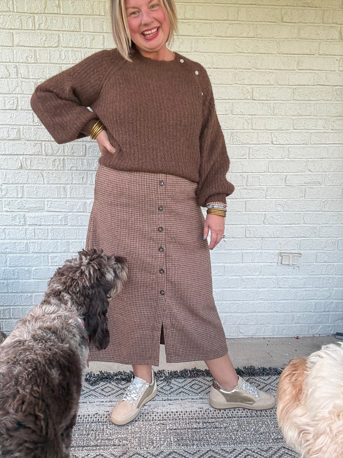 Cinnamon Days Brown Sweater