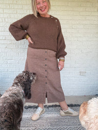 Cinnamon Days Brown Sweater