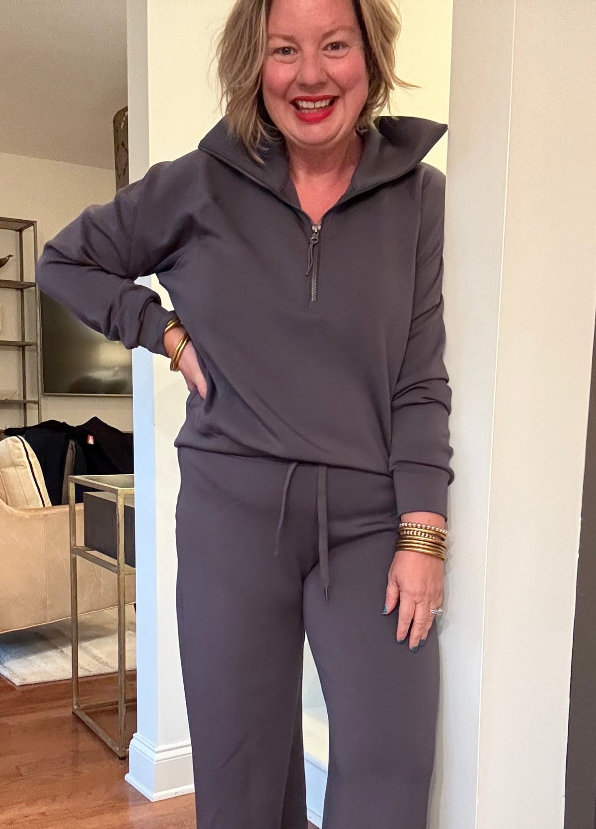 SPANX AirEssentials Lightweight Half Zip - Storm