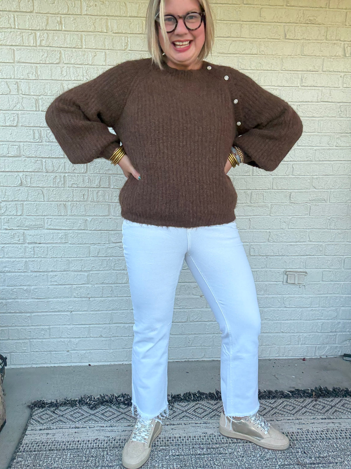 Cinnamon Days Brown Sweater