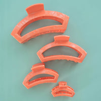 TELETIES - Open Hair Clip | Medium | Dreamsicle