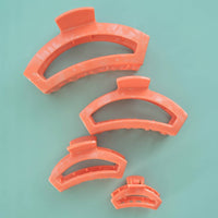 TELETIES - Open Hair Clip | Small | Dreamsicle