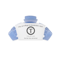 TELETIES - Classic Hair Clip | Small | Blue Lagoon