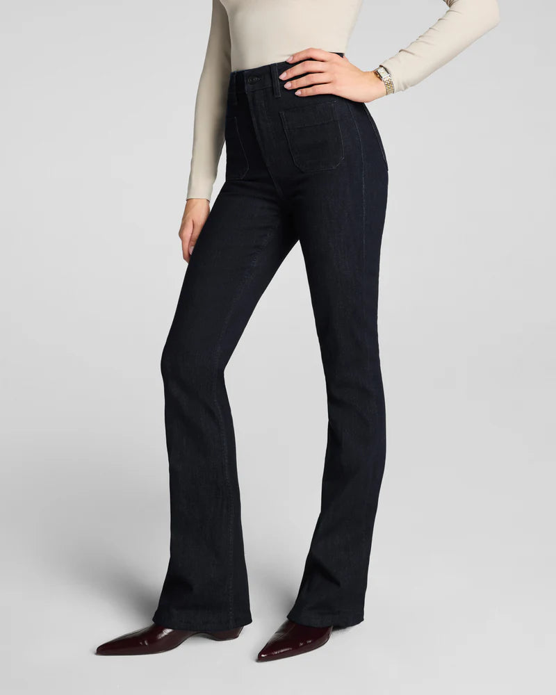 SPANX Flare Jeans with Patch Pockets