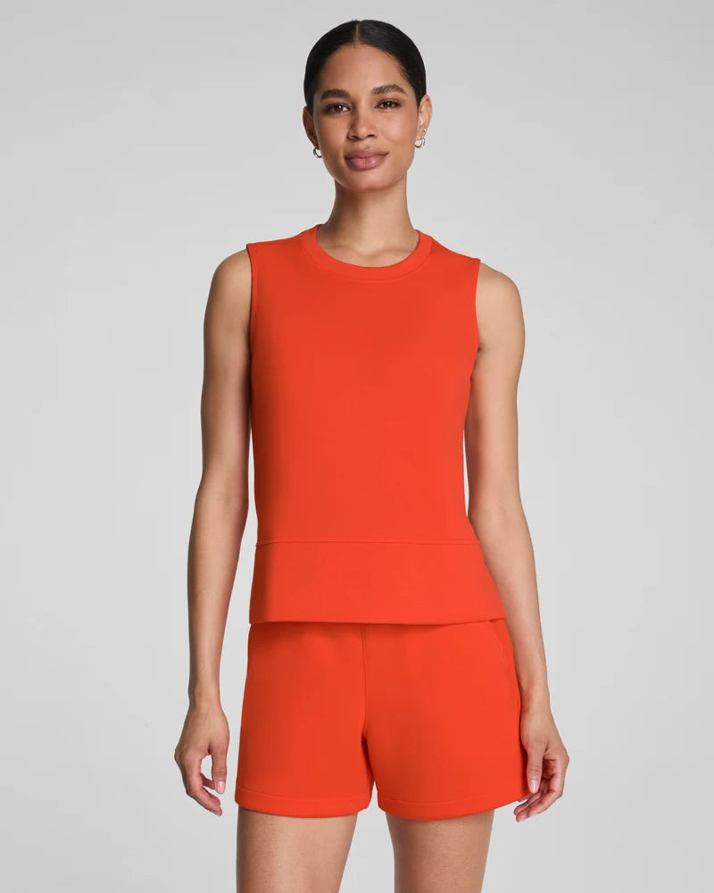 SPANX Crewneck Tank - Sunset Coral