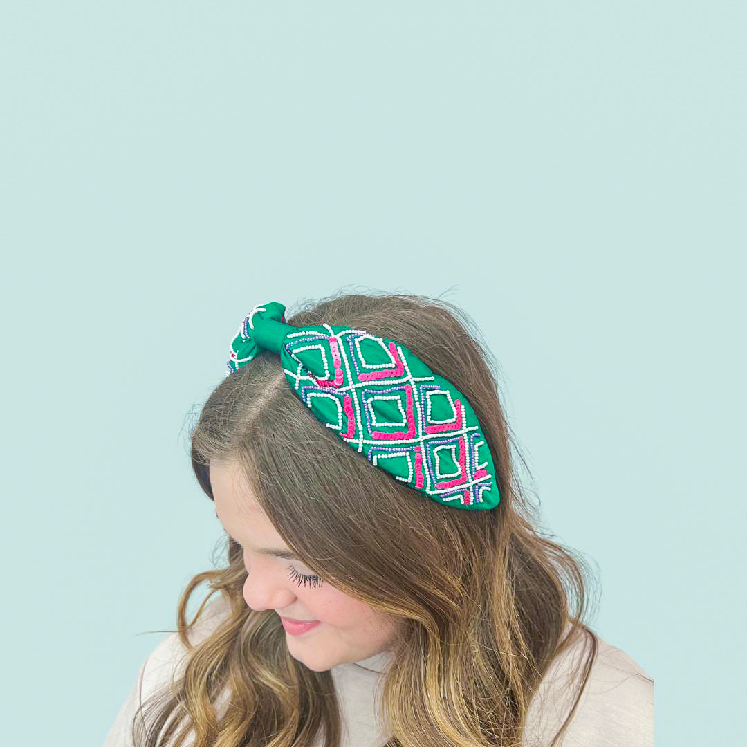 Beaded Burst Headband