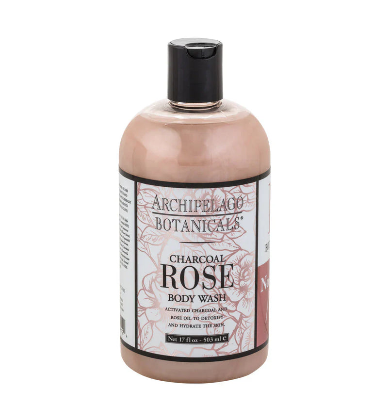 Charcoal Rose Body Wash 17oz