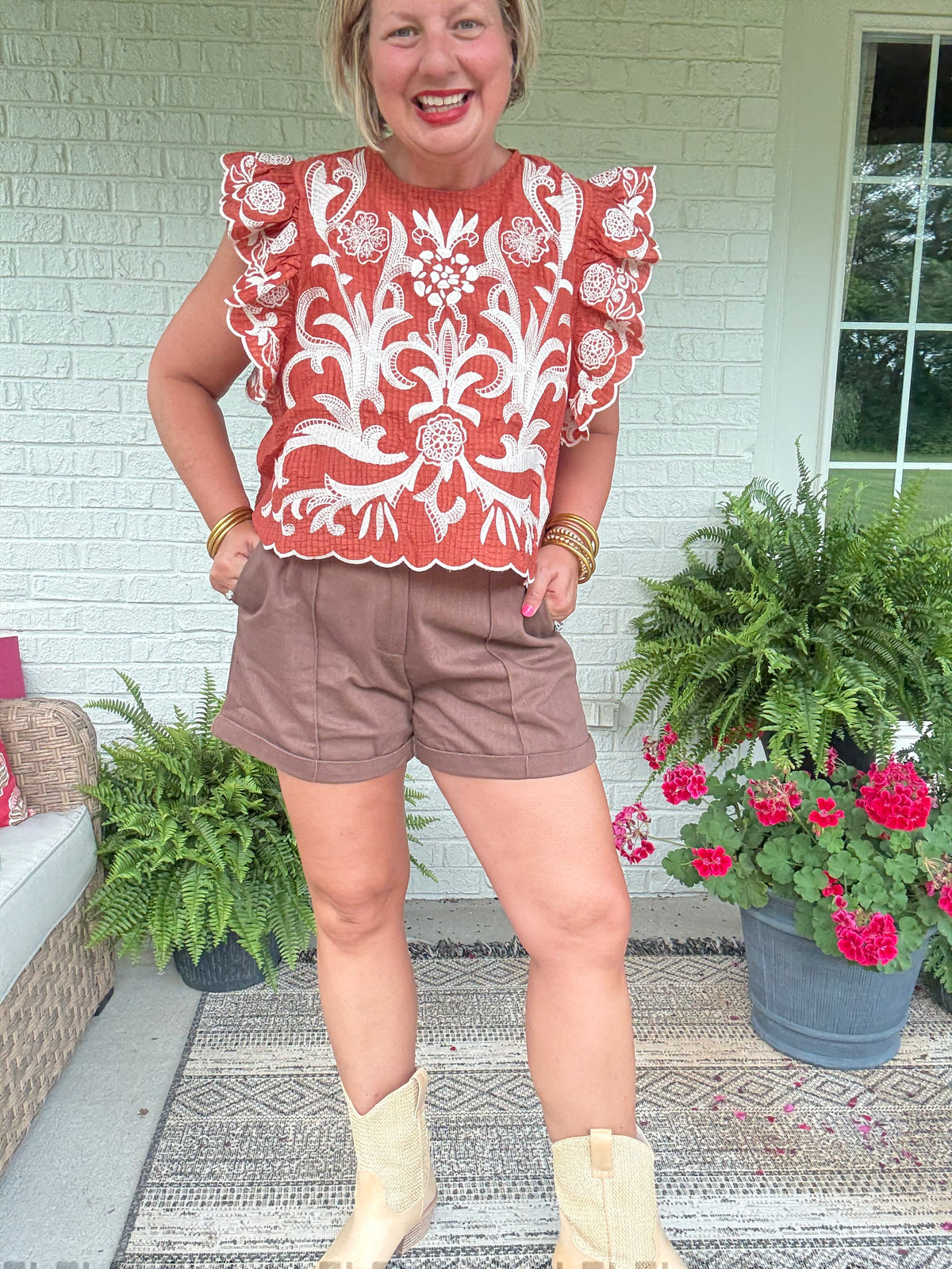 Freshly Picked Brown Shorts