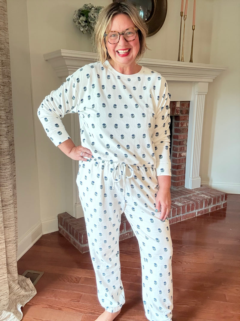 Sophie Floral Pant Set Pajamas
