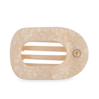 TELETIES - Flat Round Hair Clip | Large | Soft Surf