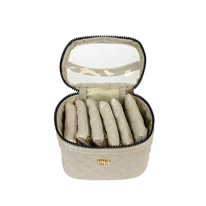 Getaway Jewelry Case - Pearl Quilted
