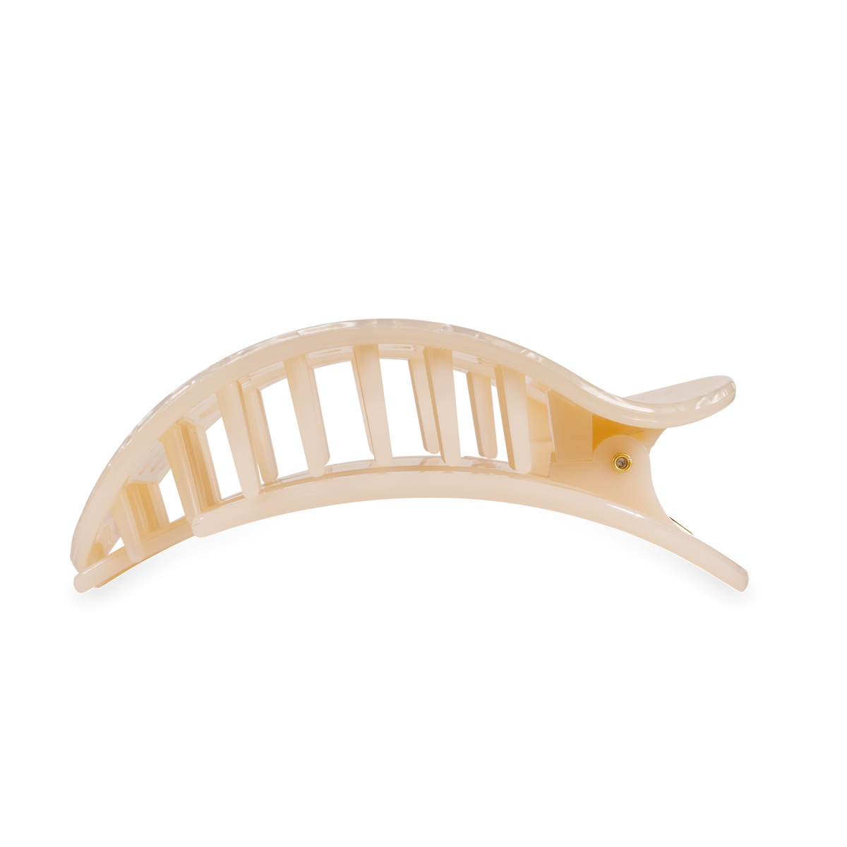 TELETIES - Flat Round Hair Clip | Large | Soft Surf