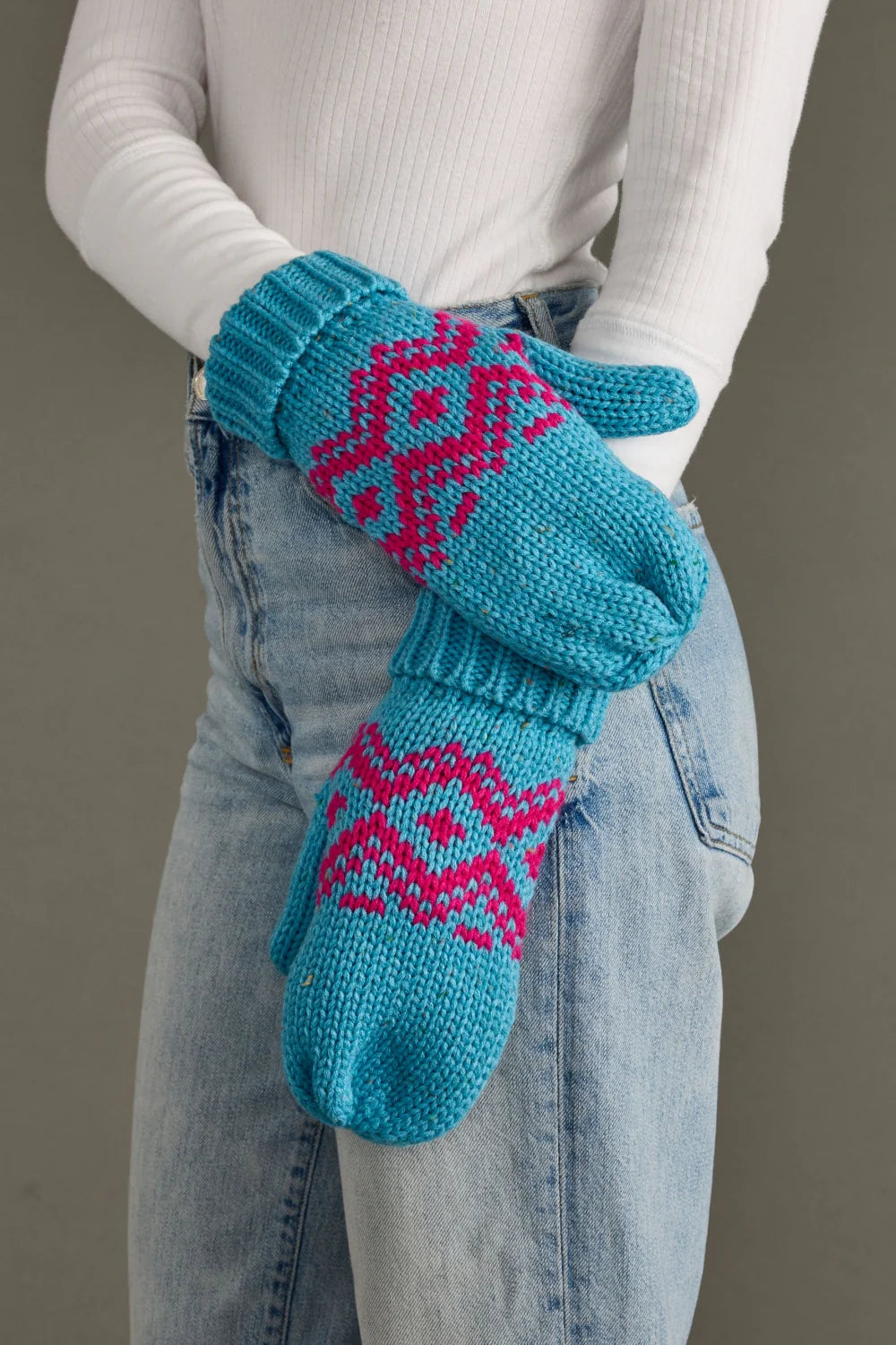 After Hours Mittens - Blue