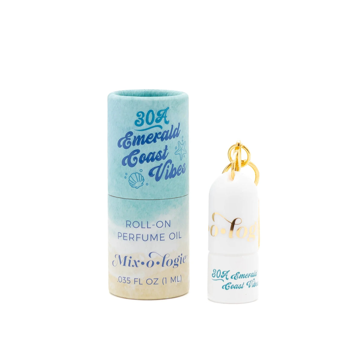 30A Emerald Coast Vibes | Keychain Mini Roll-On Perfume