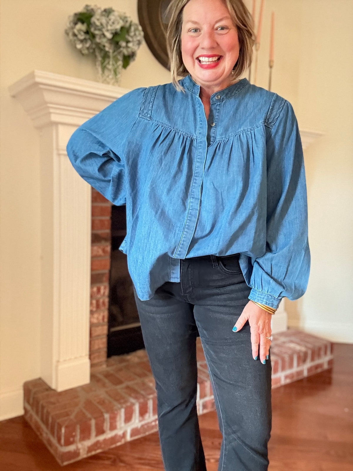 Cowgirl Crush Denim Top