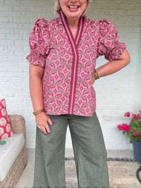 Marlowe Top - Wine