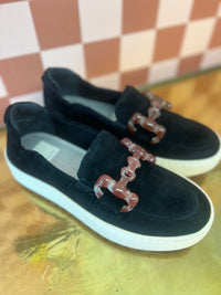 Andres Black Suede Sneakers