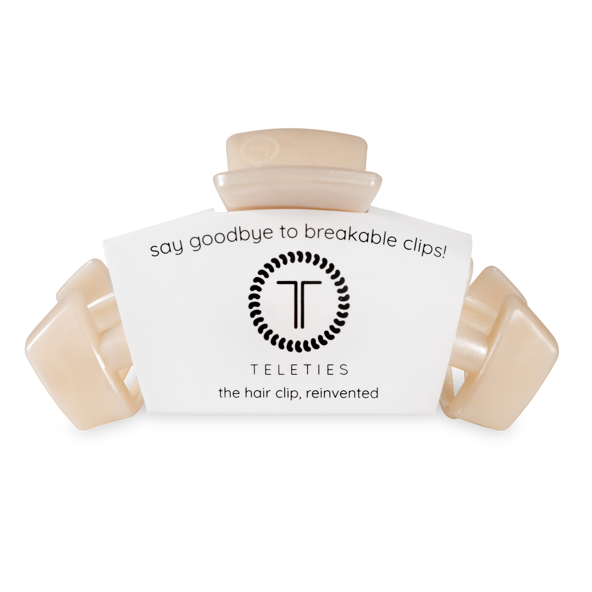 TELETIES - Classic Hair Clip | Large | Soft Surf