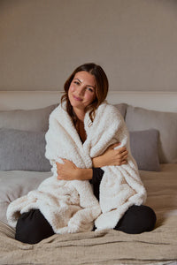 Softies Ultra Lite Marshmallow Blanket - Almond