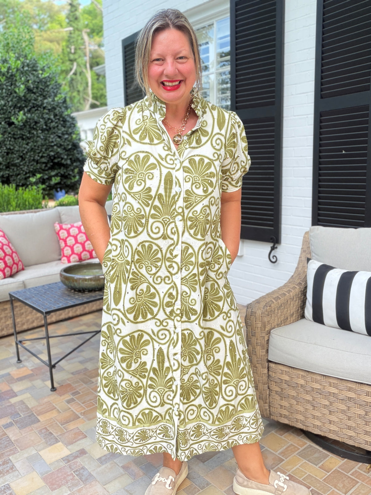 Olive Grove Dress