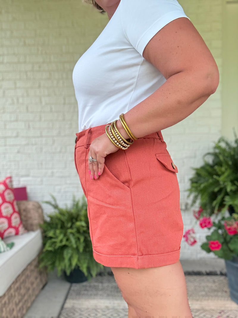Freshly Picked Rust Shorts