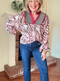 Dahlia Blush Top